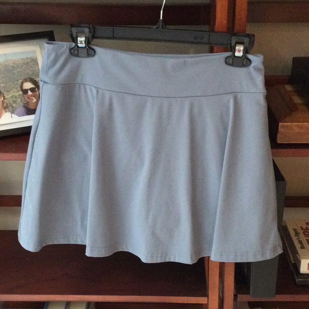 Slate blue skort